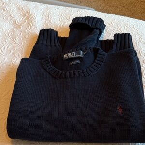 Polo by Ralph Lauren Men's Navy Sweater 100% Cotton